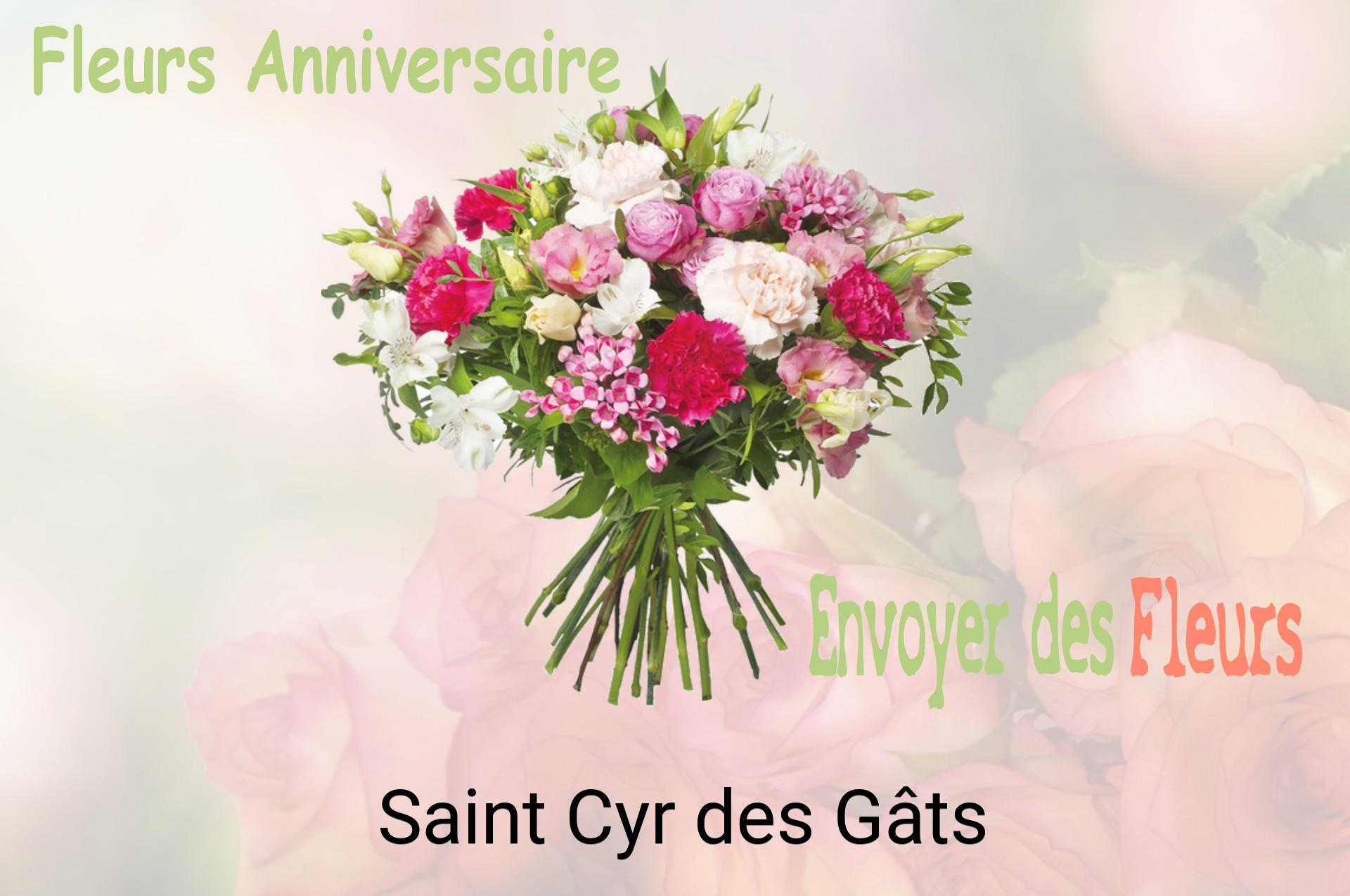 Bouquet de fleurs d’anniversaire livré à Saint-Cyr-des-Gâts