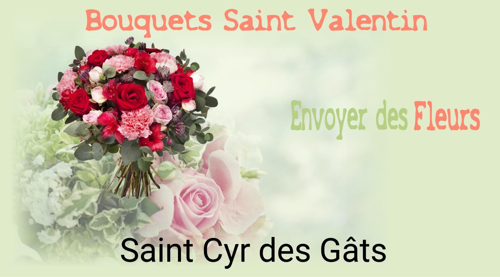 Roses de Saint-Valentin livrées à Saint-Cyr-des-Gâts